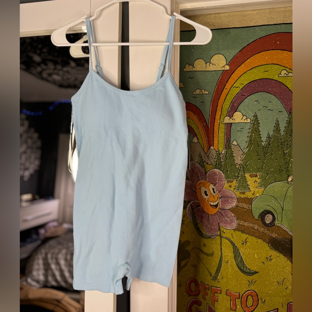 Baby blue ribbed jumper NWT